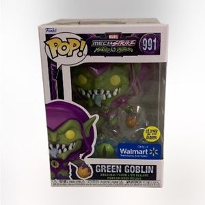 Funko Mech Strike Glow In The Dark Green Goblin Walmart Exclusive 2022 GITD #991